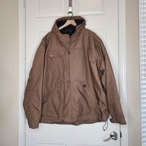 Dri Duck Stormshield Canvas Hooded Jacket | Khaki | 4XL
